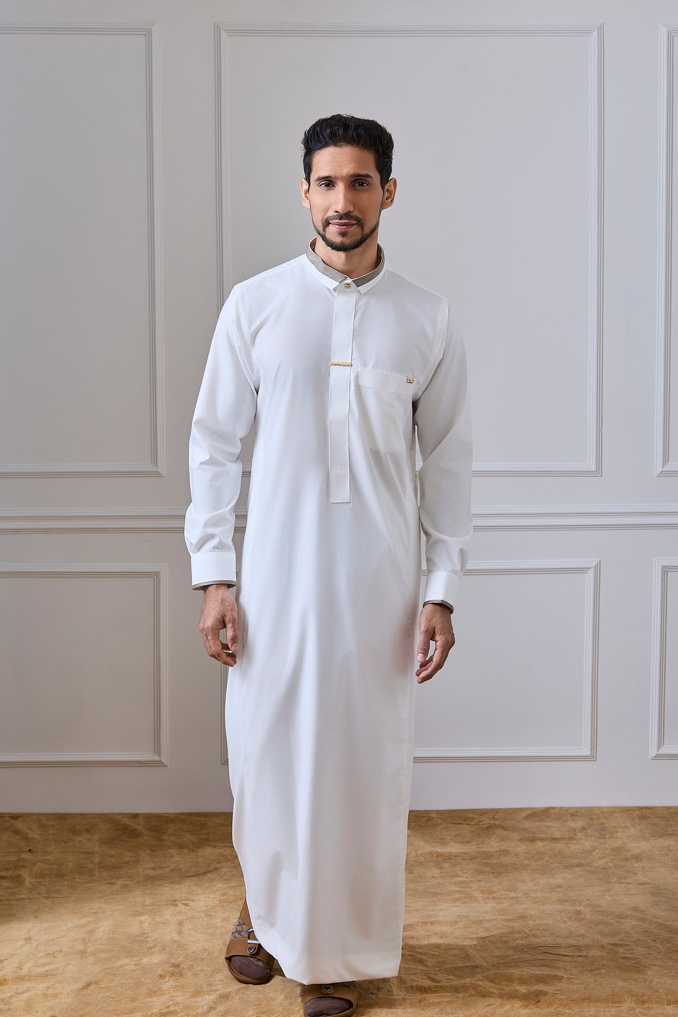 Lined Fabric Jubba for Men | AN 2451