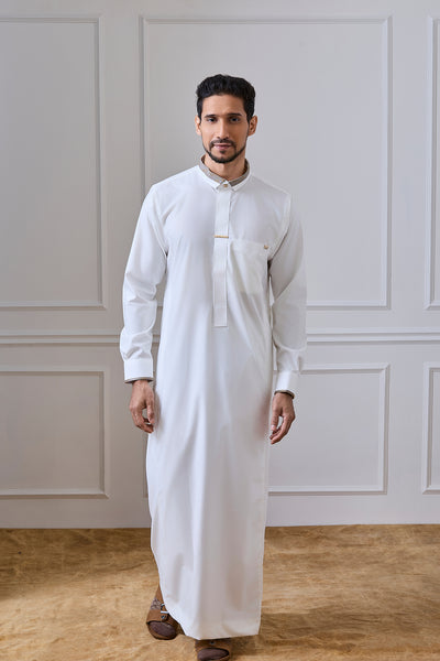 Lined Fabric Jubba for Men | AN 2451