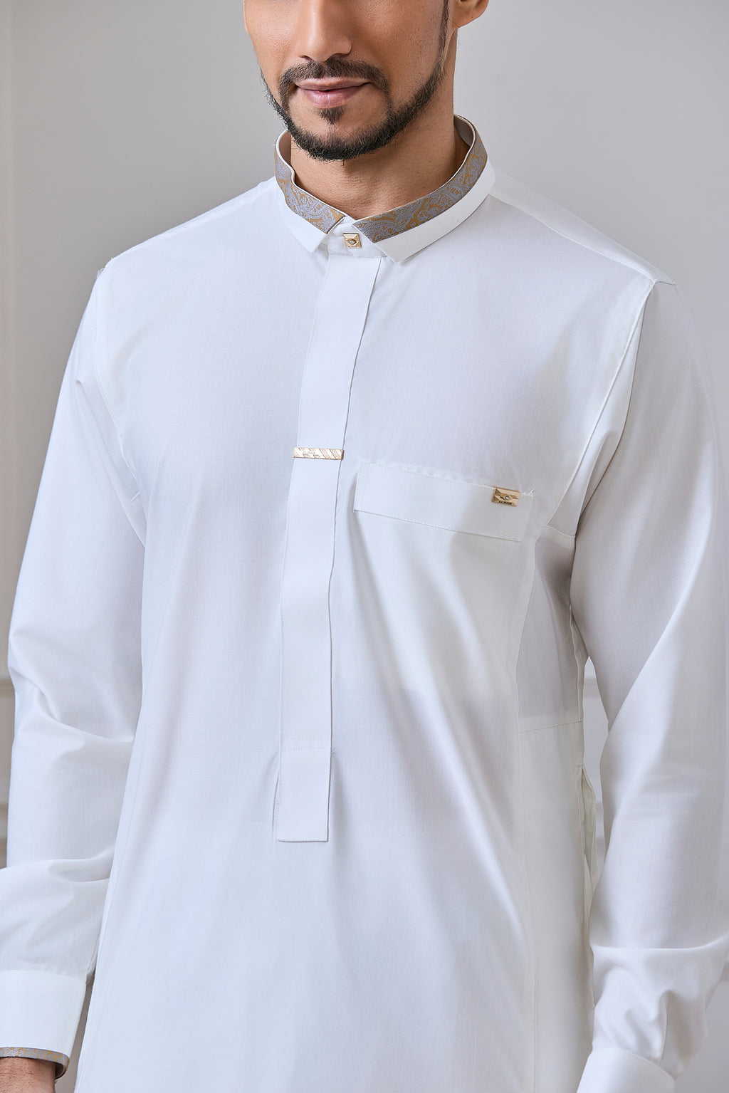 Lined Fabric Jubba for Men | AN 2451