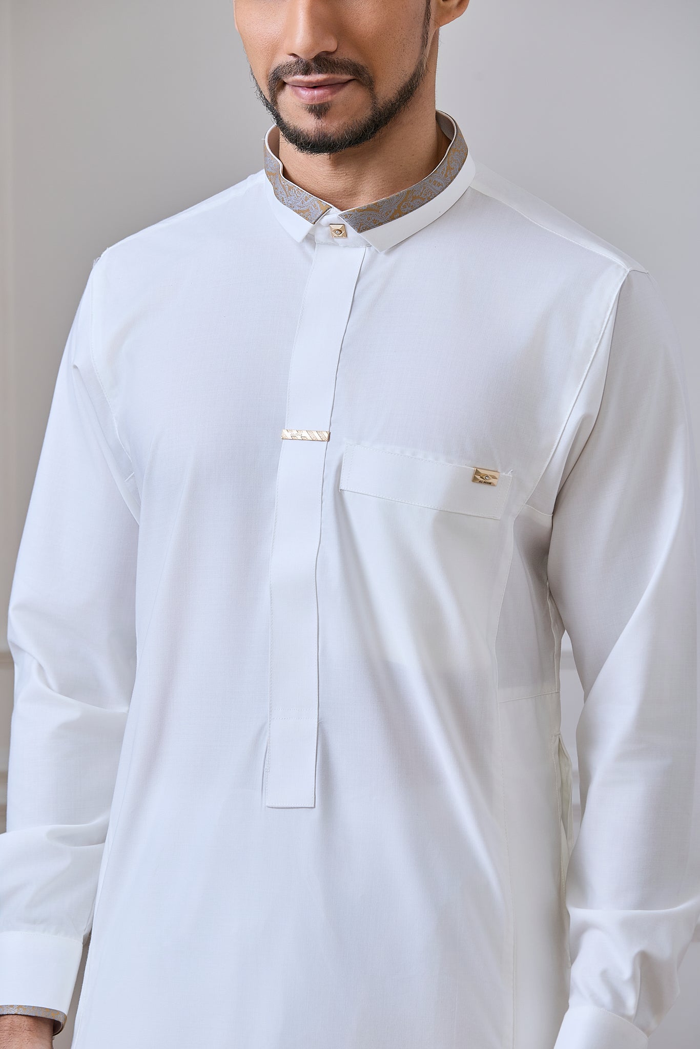 Lined Fabric Jubba for Men | AN 2451