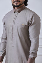 Paisley Jacquard Fabric Jubba for Men | AN 2320