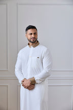 Light Cream Arabic Dress for Men | AN 2315