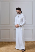 Cream elegant design pattern Thobe | AN 2317