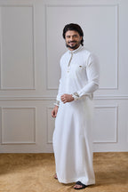 Cream elegant design pattern Thobe | AN 2317