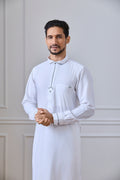 White elegant design pattern Thobe | AN 2326