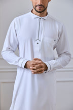 White elegant design pattern Thobe | AN 2326