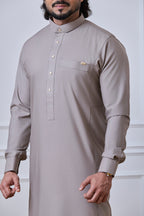 Brown Tuxedo Thobe | AN 1545