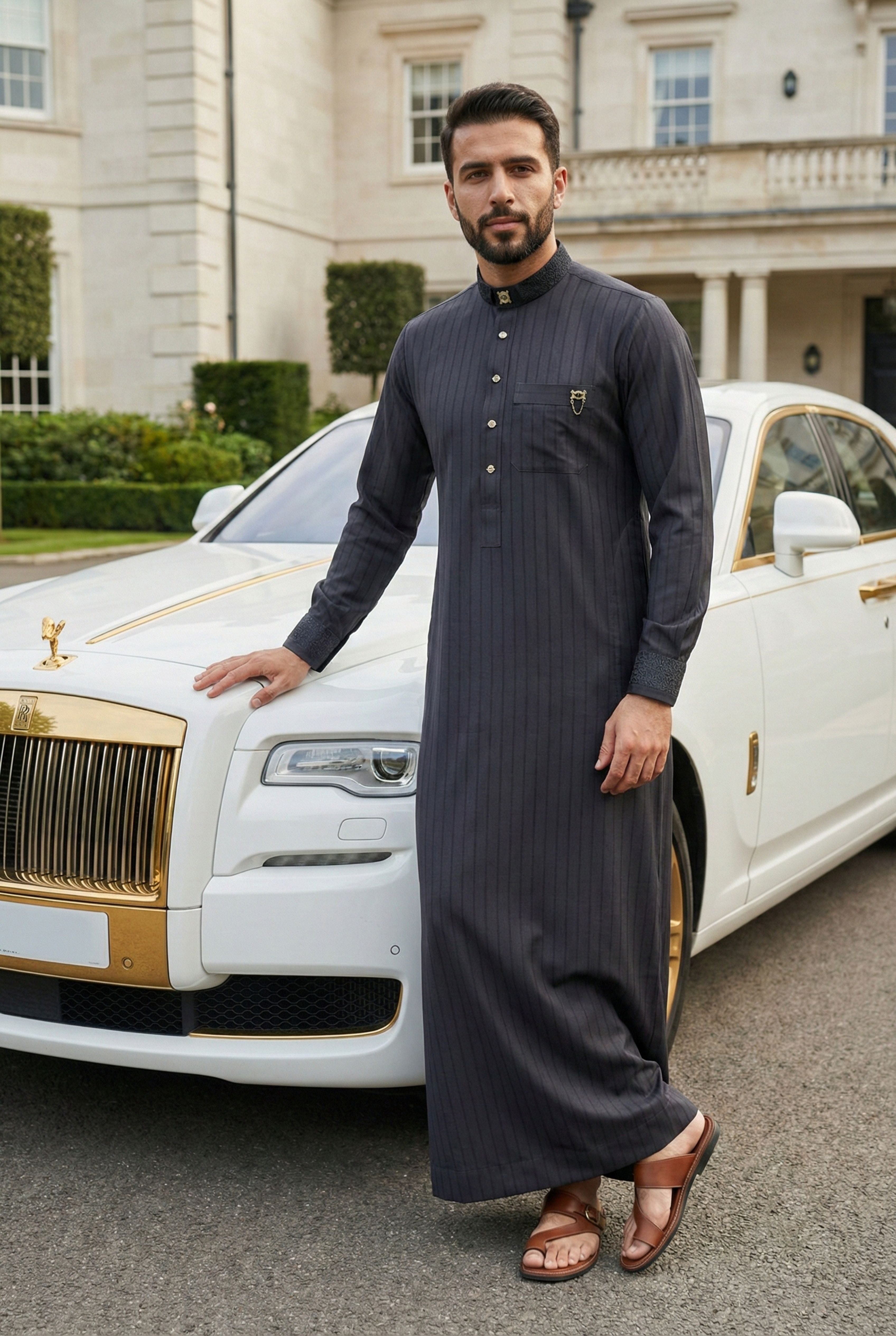 Platinum Grey Thobe SC04