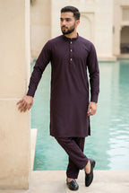 Deep Maroon Kurta Pyjama NN06