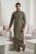 Platinum Khaki Brown Thobe SC11