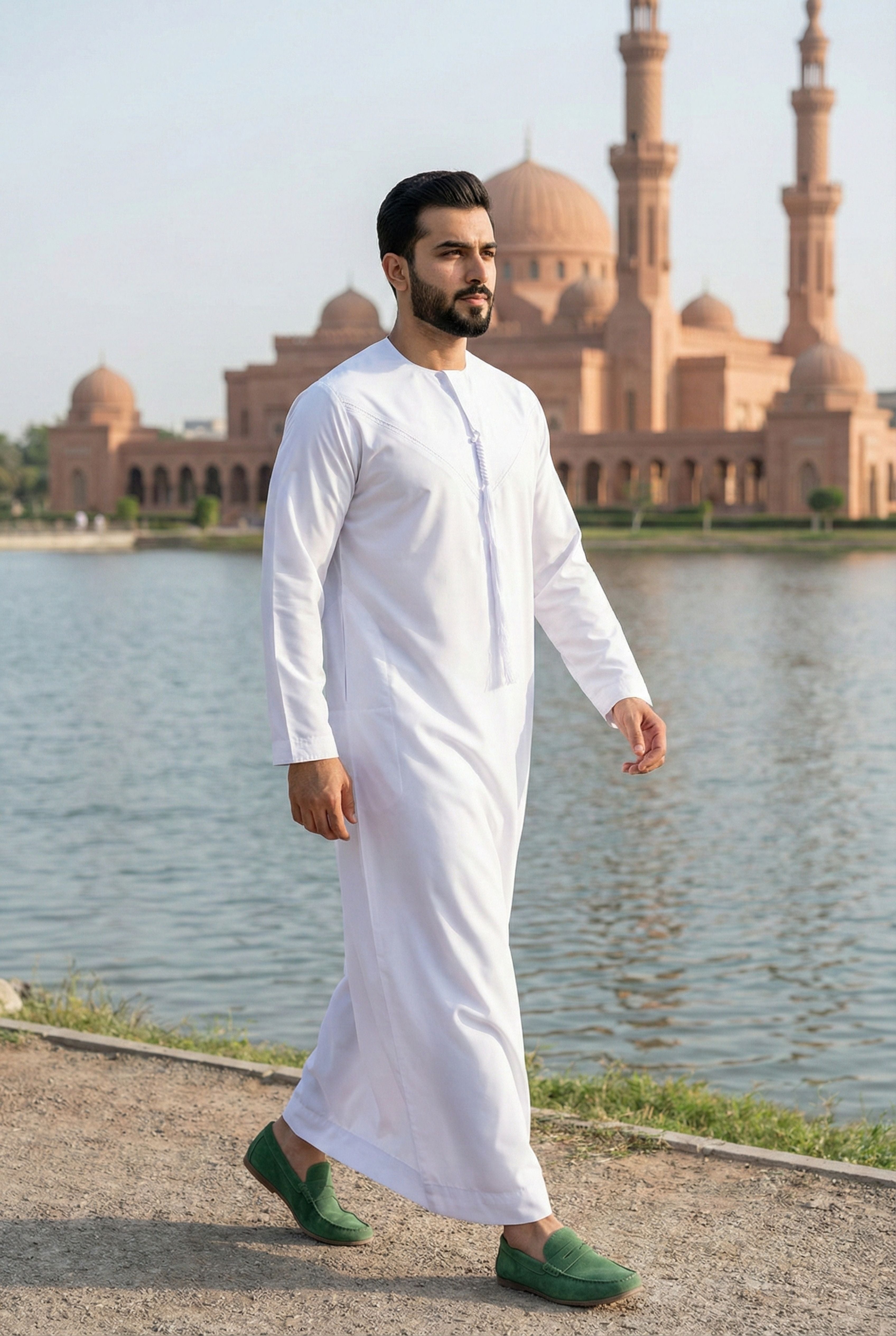 Emirati Cool White Thobe PO01