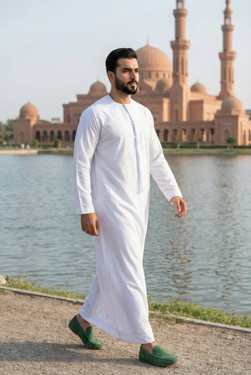 Emirati Cool White Thobe PO01