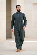 Signature Emerald Green Thobe AC02