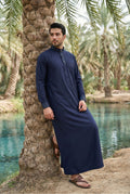 Signature Navy Blue Thobe AC01