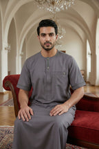 Half Sleeves Grey Thobe NC05