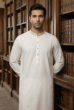 Light Cream Kurta Pyjama IG12