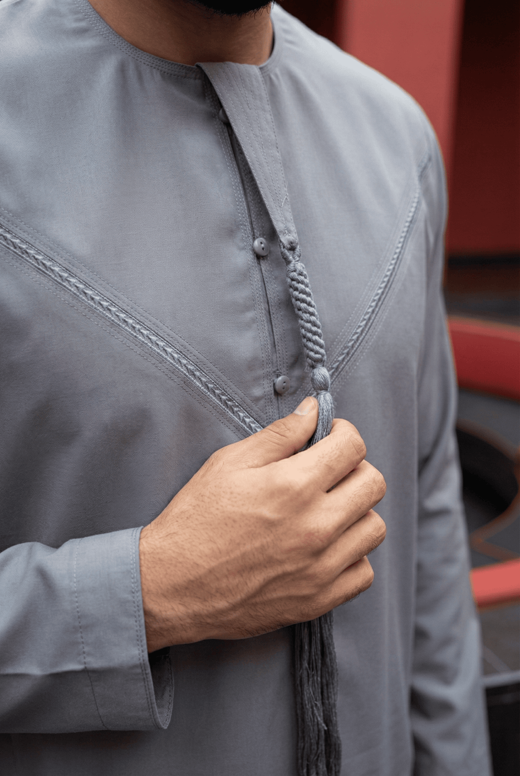 Emirati Graphite Grey Thobe PO06