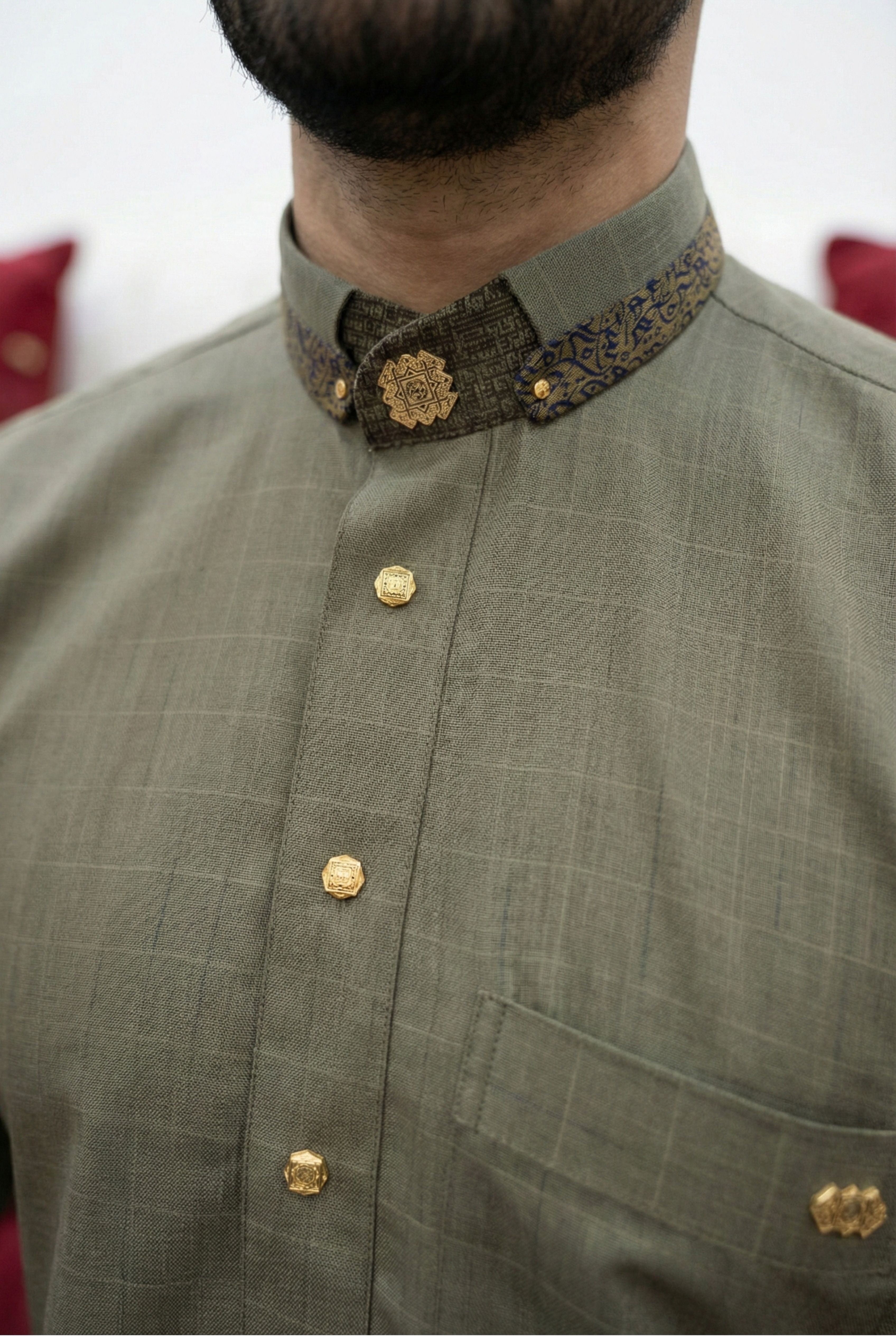 Platinum Khaki Brown Thobe SC11