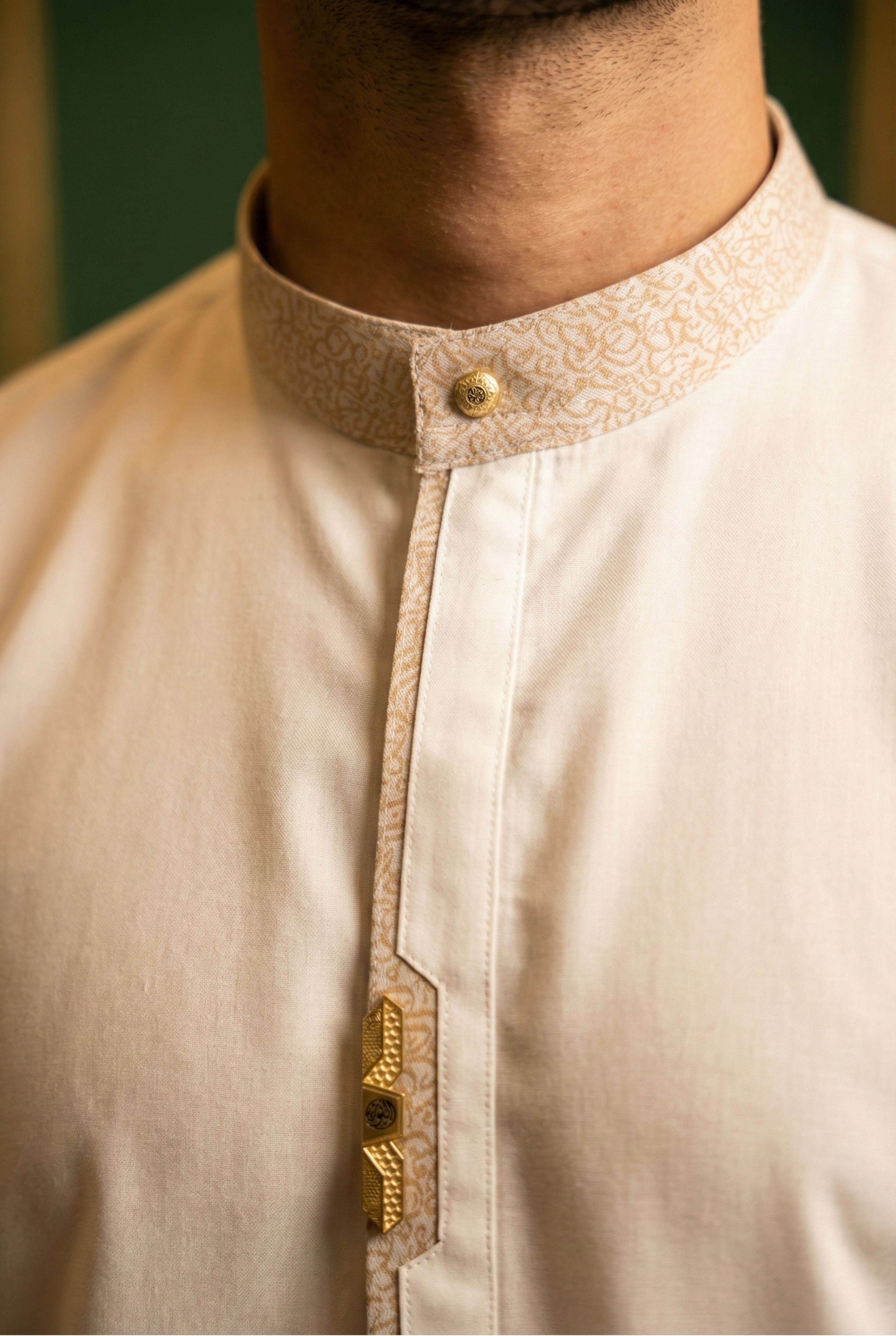 Light Cream Kurta Pyjama IG01