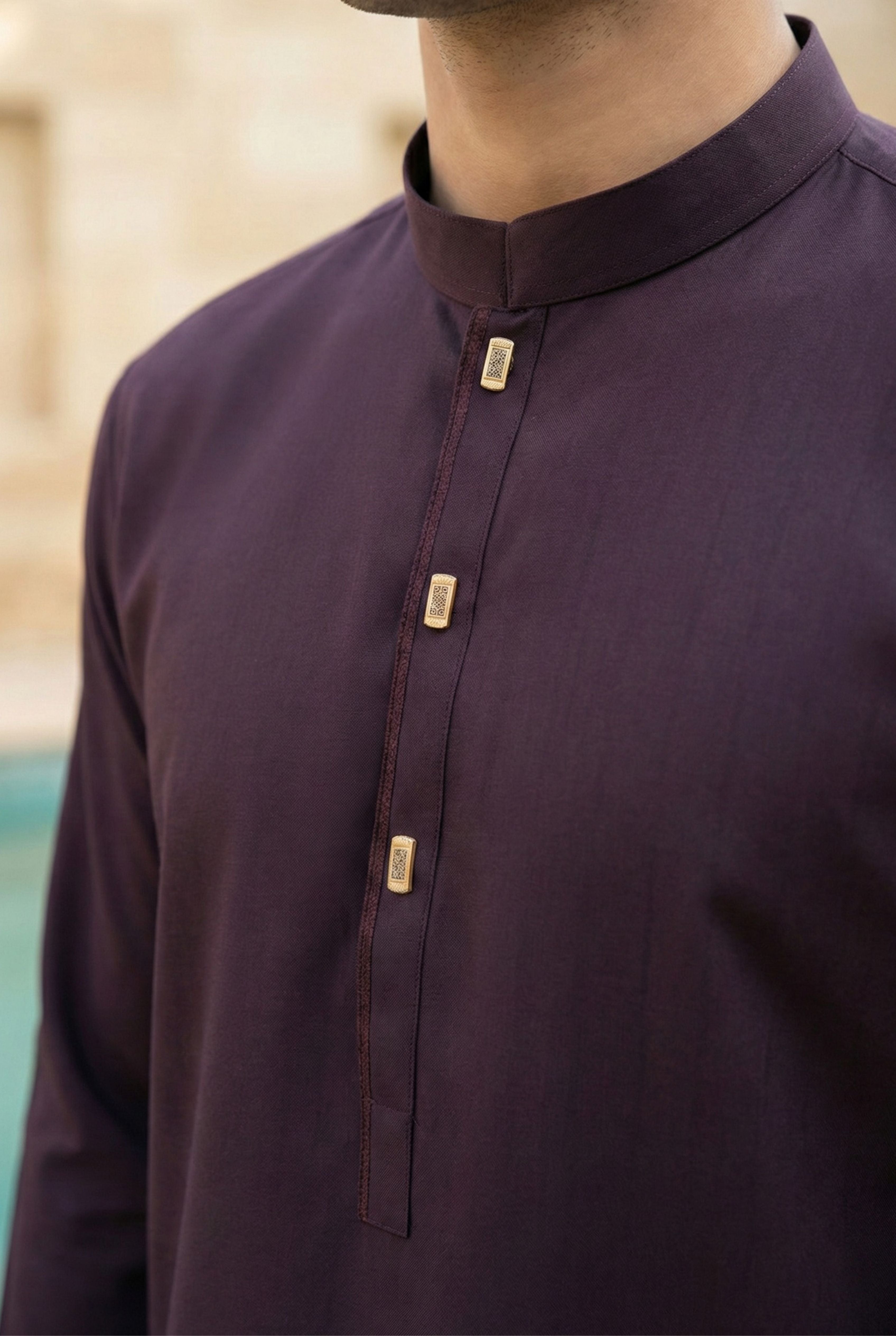 Deep Maroon Kurta Pyjama NN06