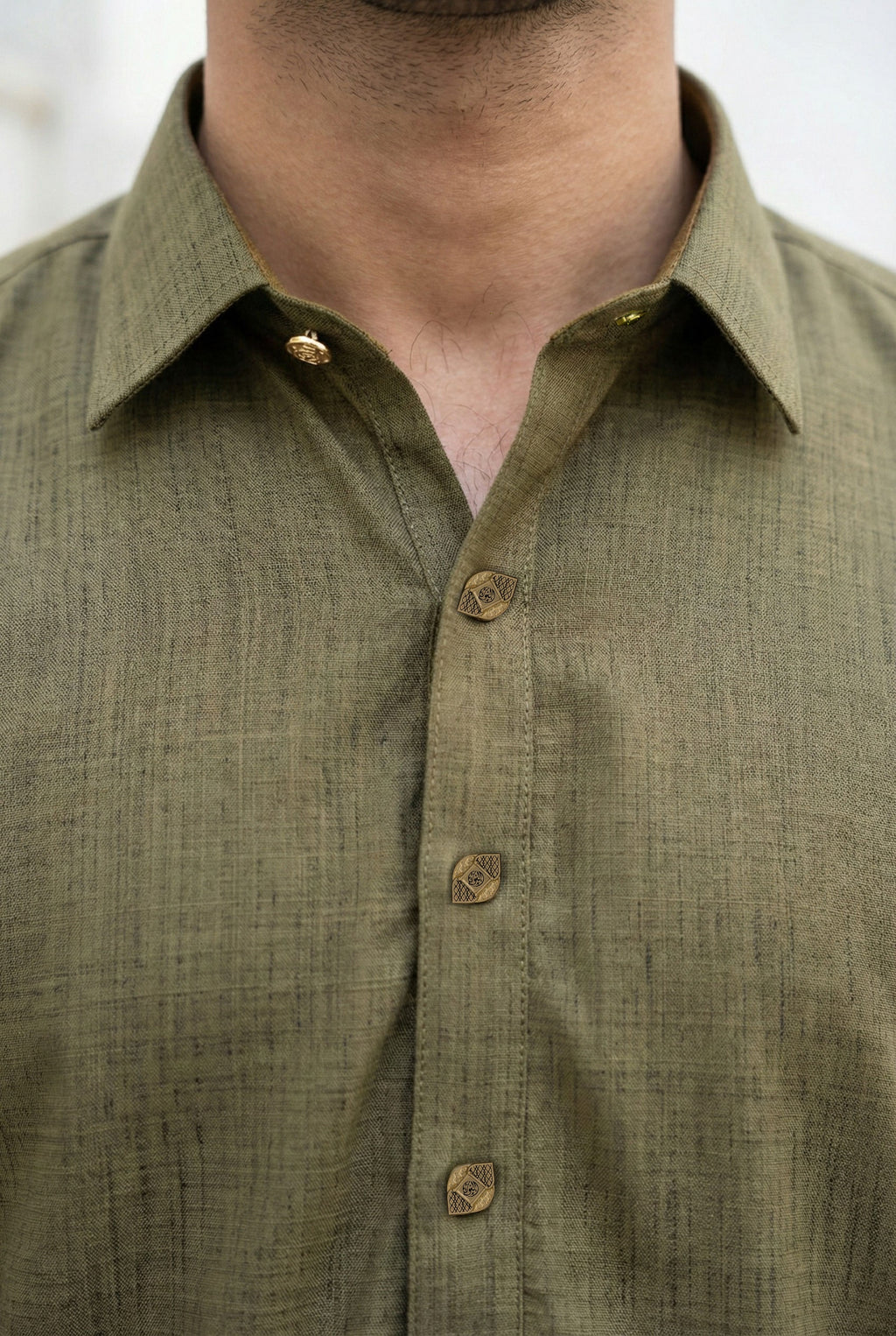 Biscuit Brown Pathani Shalwar NN02