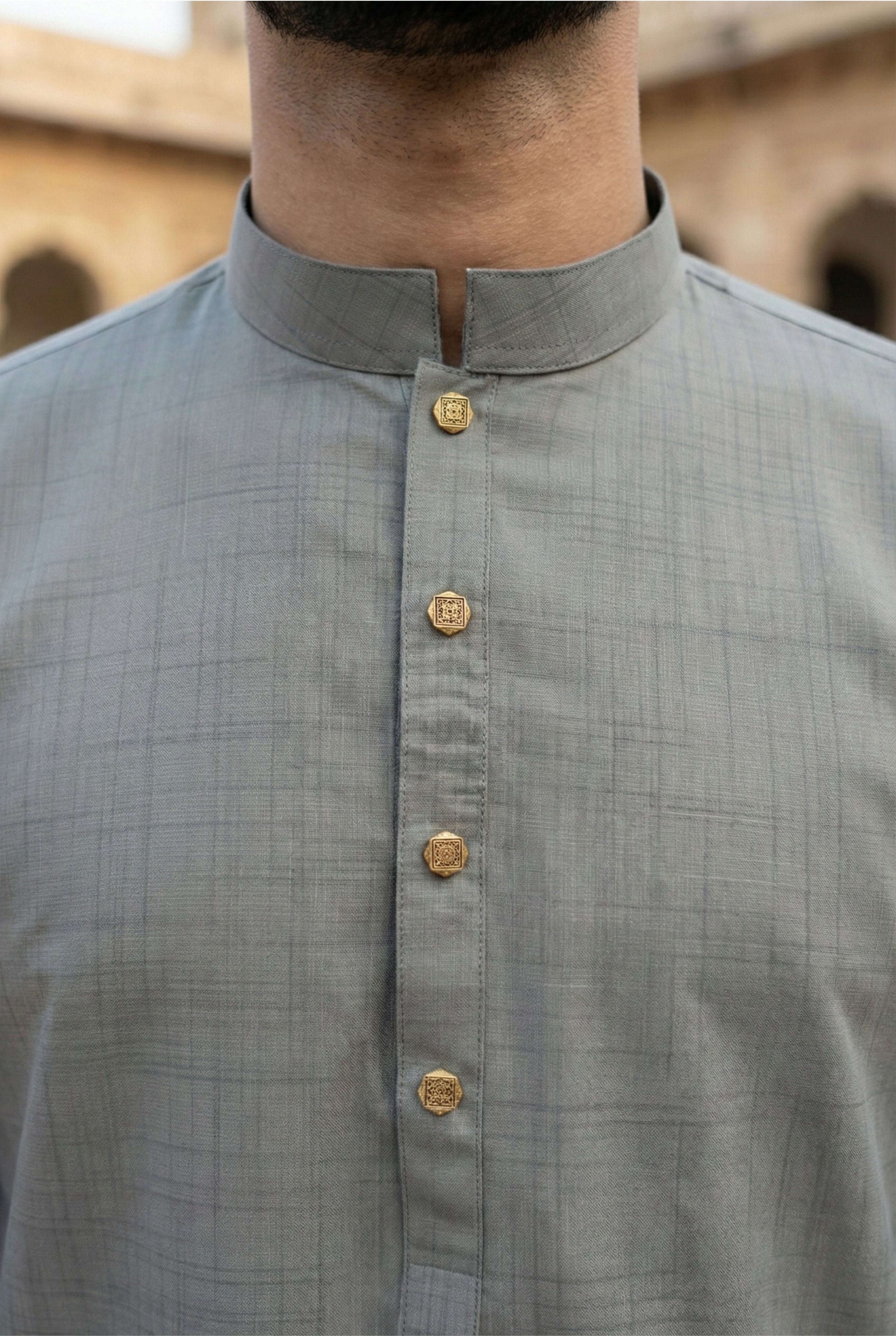 Sage Green Kurta Pyjama NN09