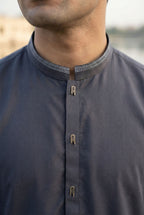 Steel Grey Kurta Pyjama IG06