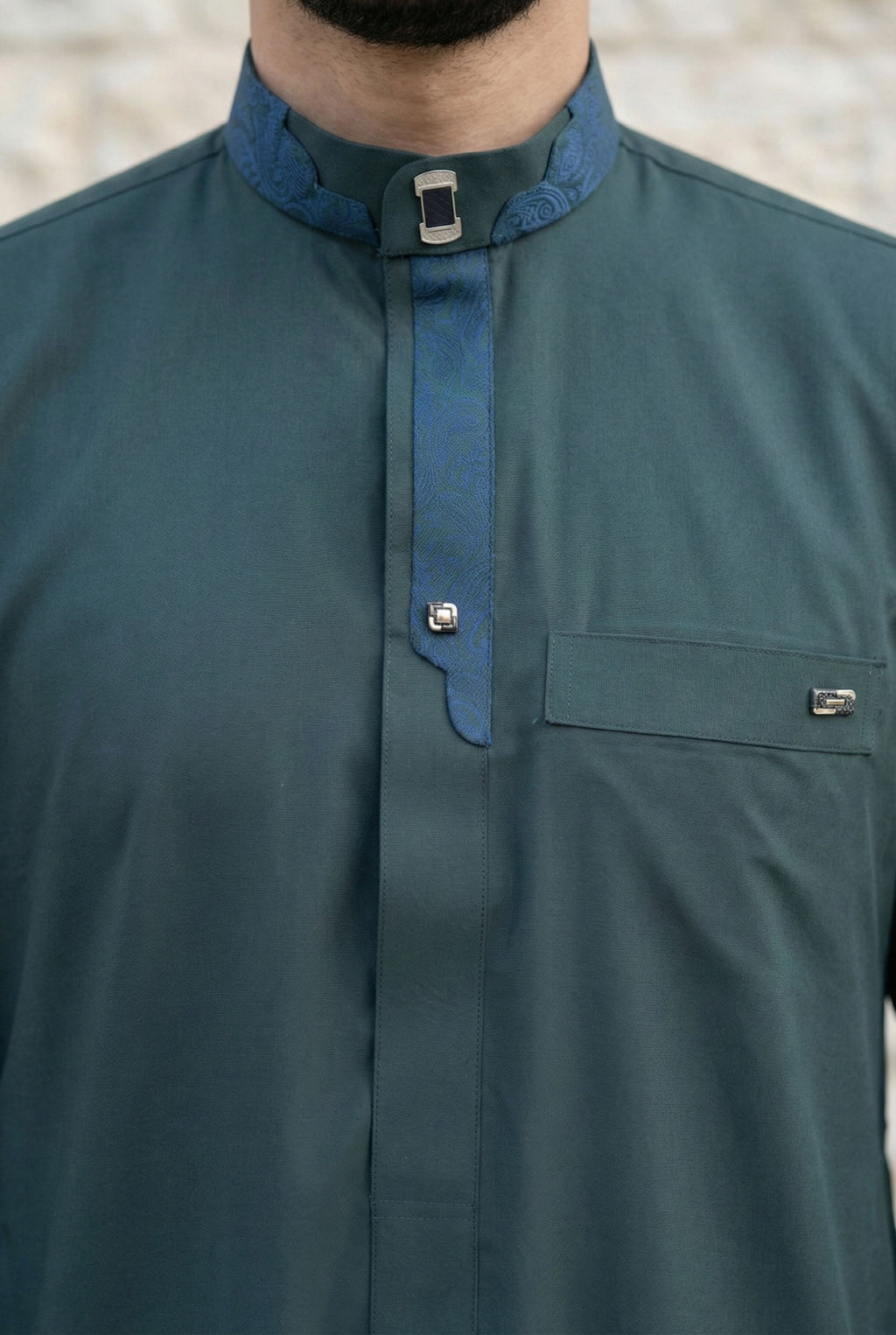 Signature Emerald Green Thobe AC02
