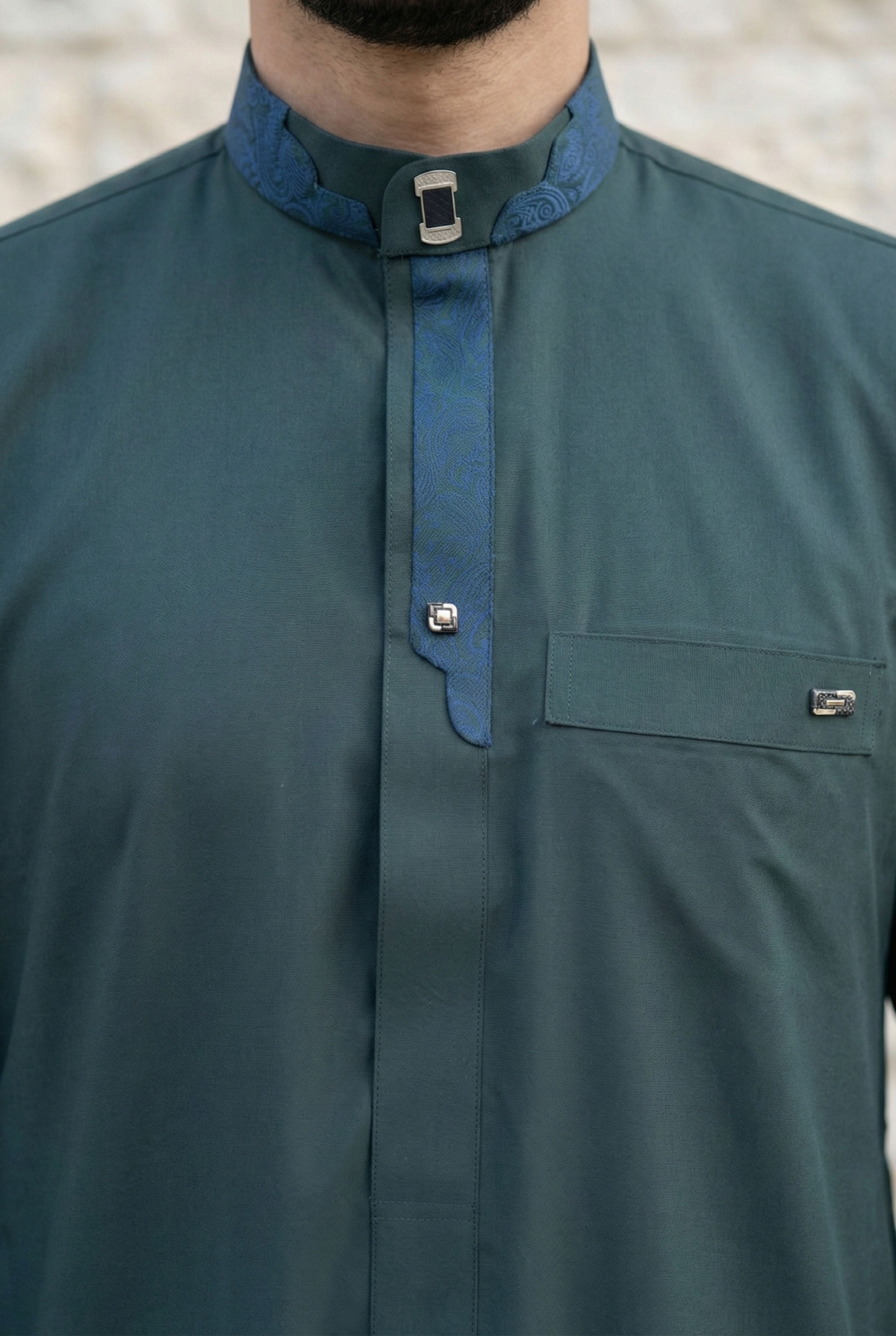 Signature Emerald Green Thobe AC02