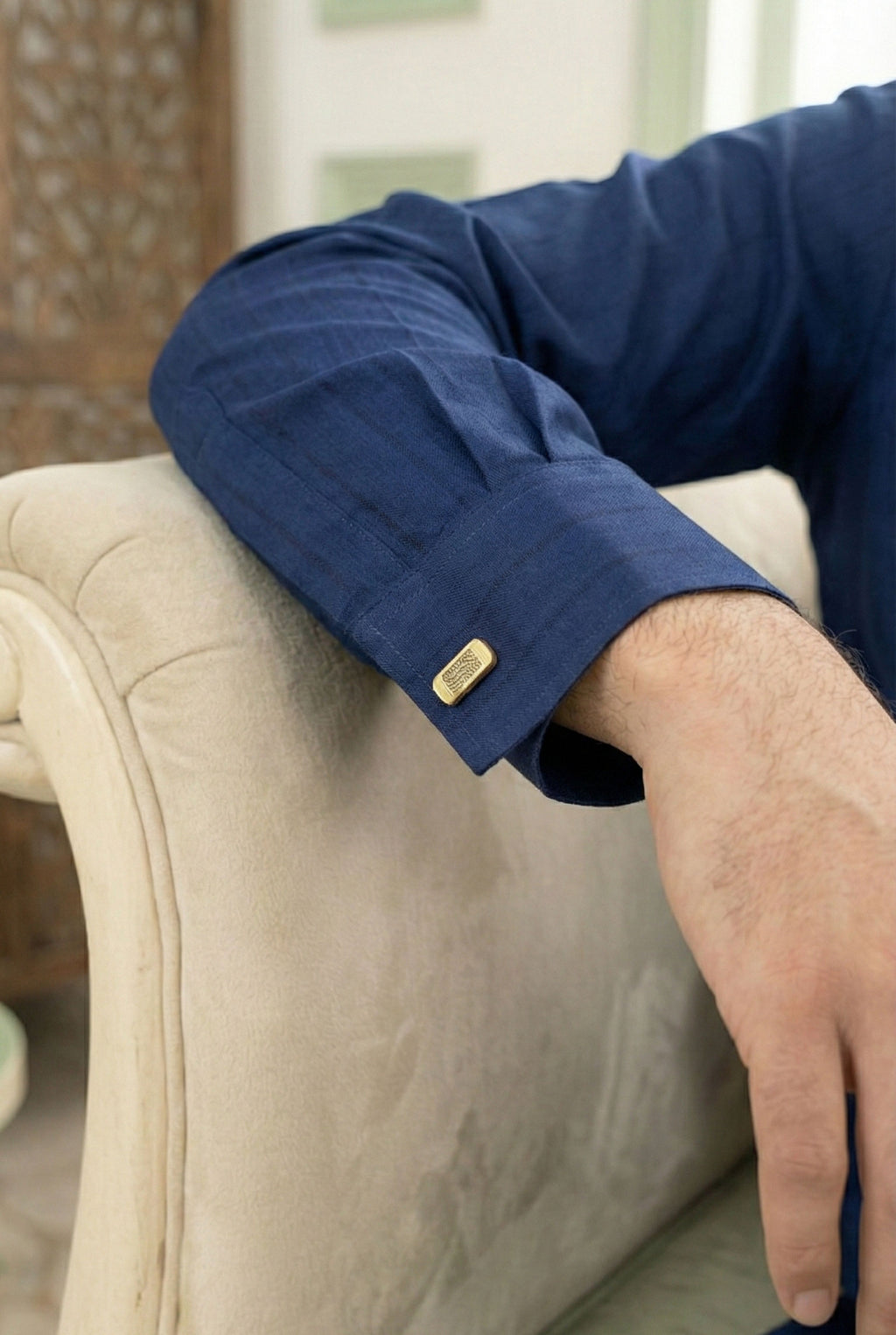 Azure Blue Kurta Pyjama NN07