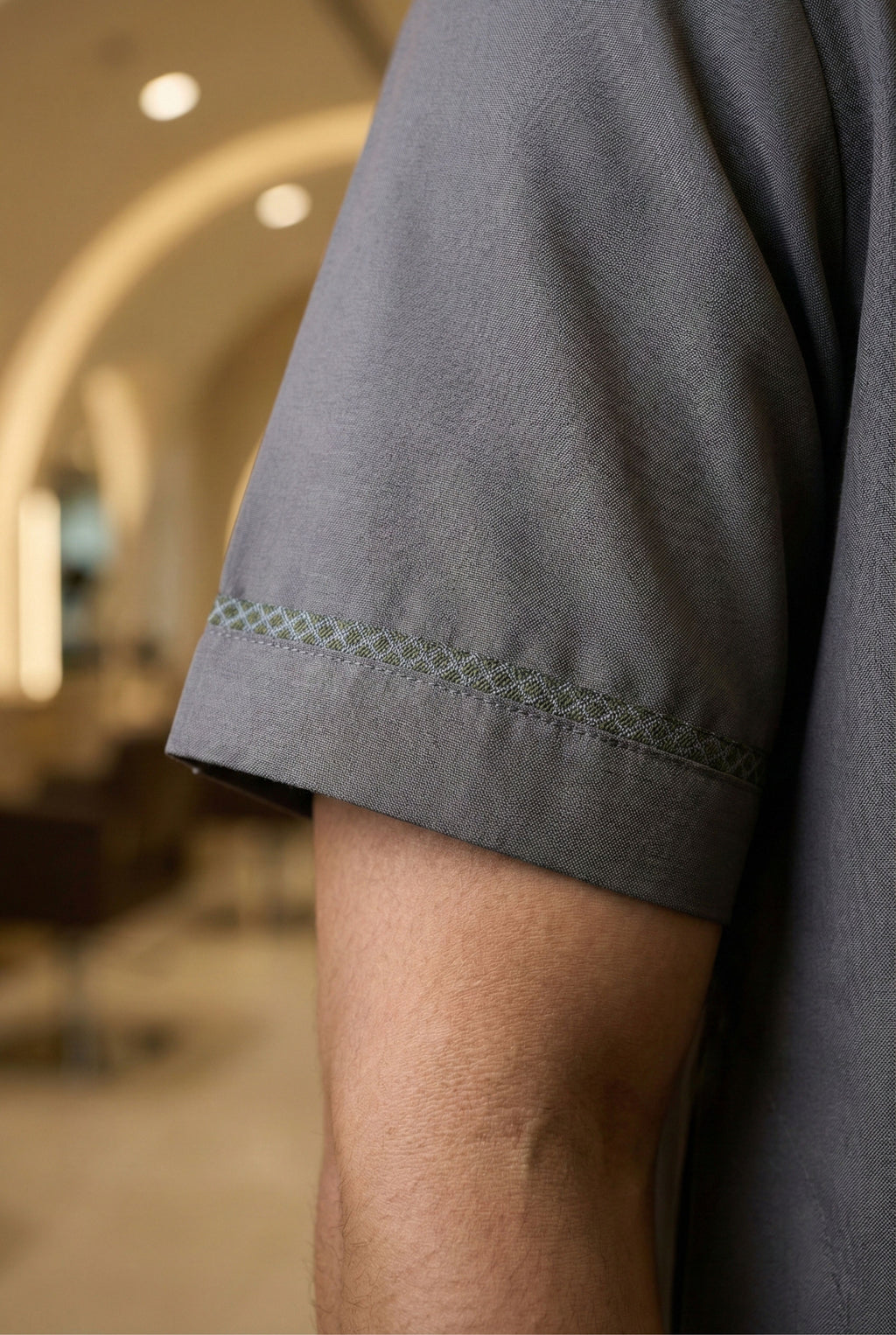 Half Sleeves Grey Thobe NC05