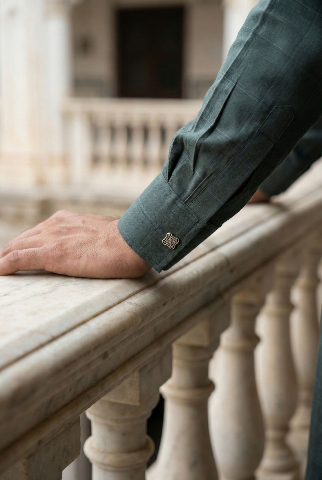 Dark Green Kurta Pyjama IG14