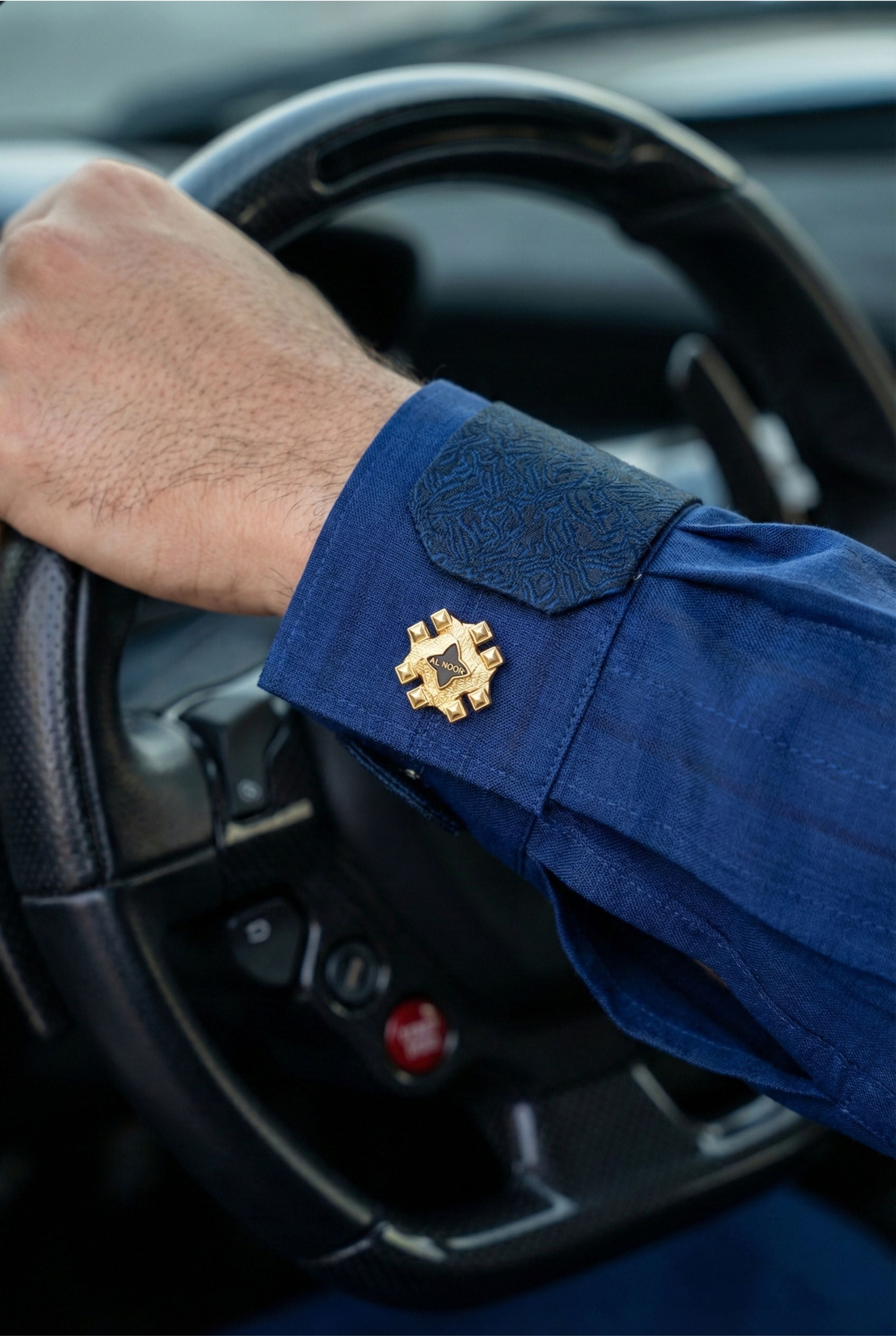 Platinum Azure Blue Thobe SC07