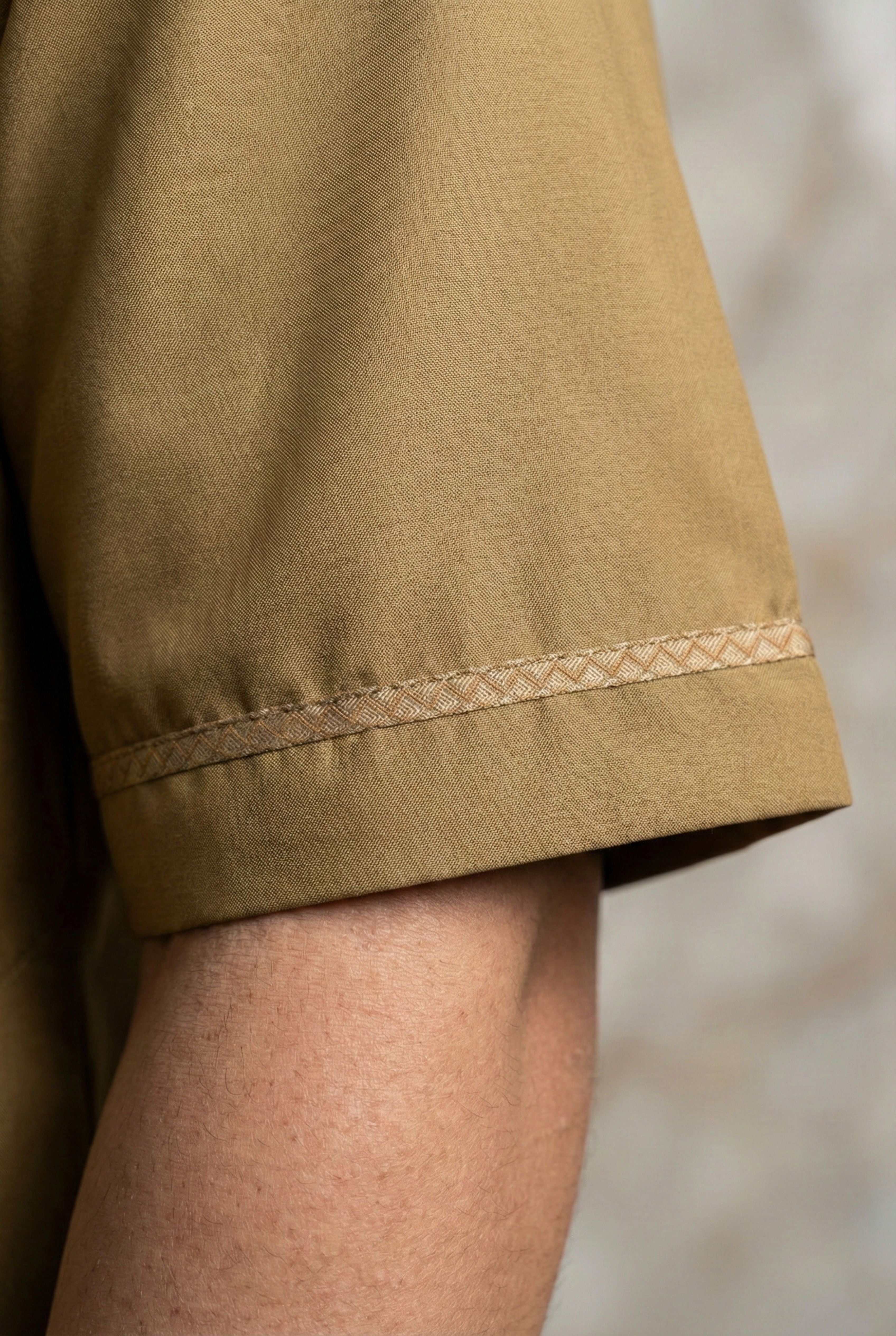 Half Sleeves Light Brown Thobe NC06