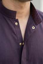 Deep Maroon Kurta Pyjama NN06