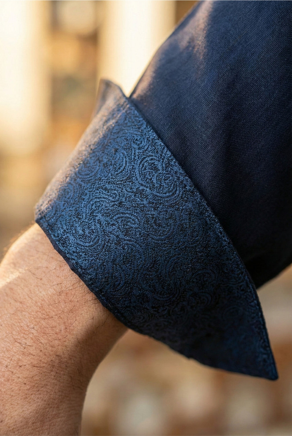 Navy Blue Kurta Pyjama NN08