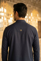 Navy Blue Kurta Pyjama NN08