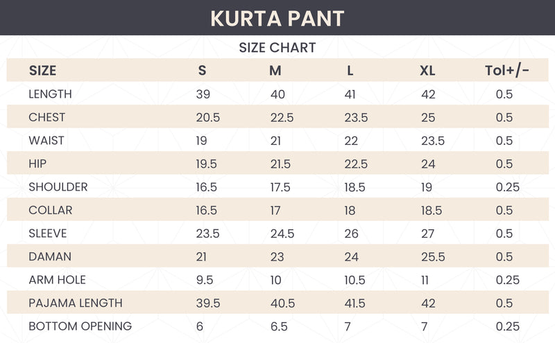 Size Chart Guide
