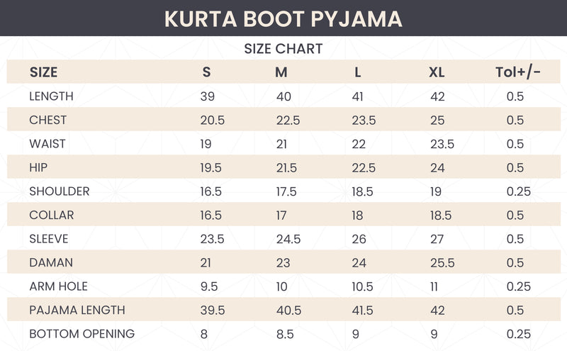 Size Chart Guide