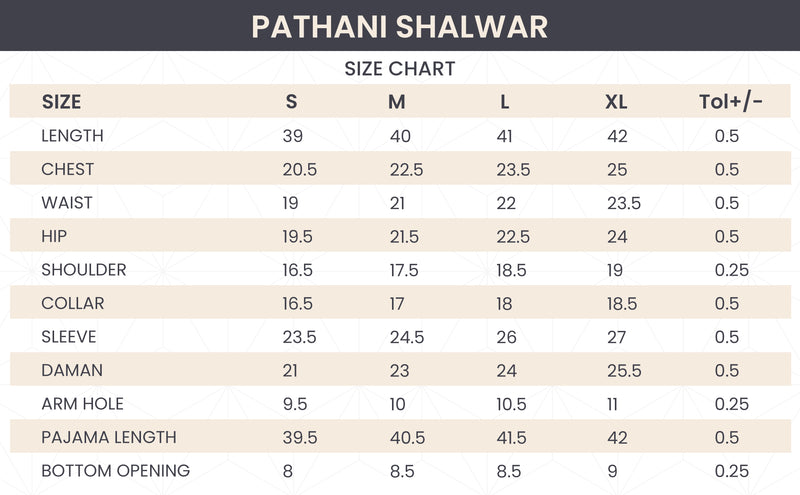 Size Chart Guide