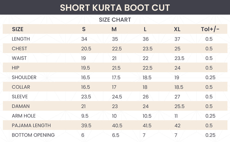 Size Chart Guide