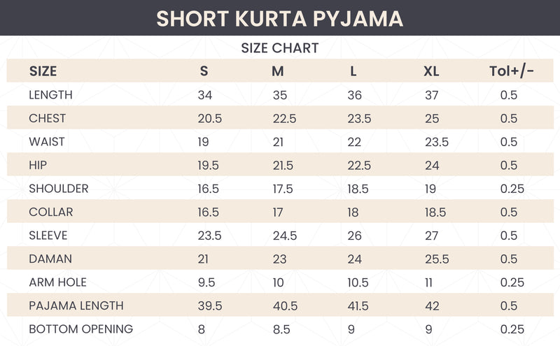 Size Chart Guide